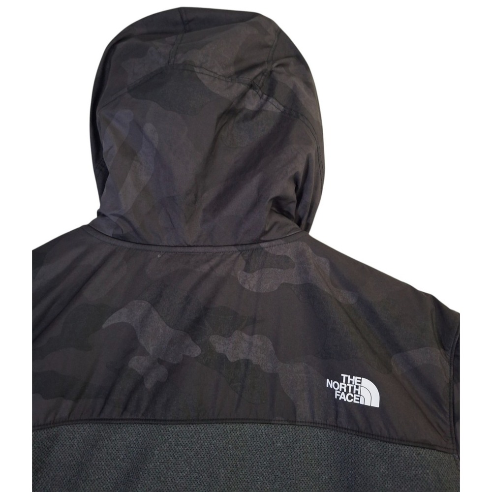 The North Face Essential Jacket Men's 2XL Black Spellout Hooded - Picture 8 of 11